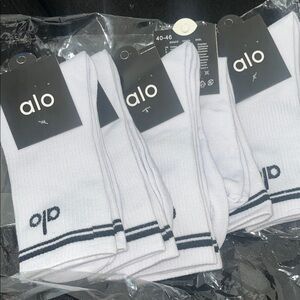 Yoga White Athletic Crew Socks 5 pairs- Pack